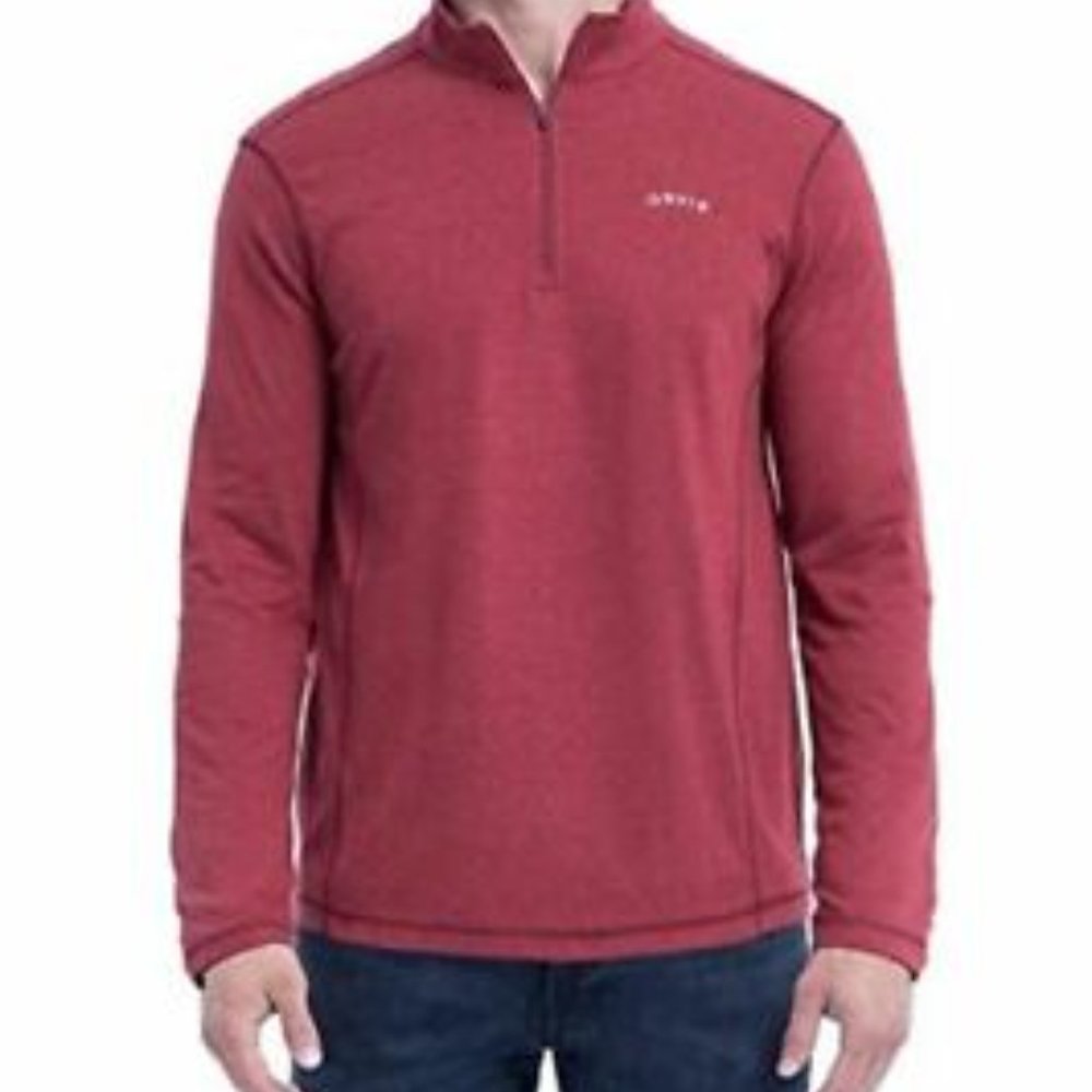 Orvis MENS Sandy Point quarter zip Performance Shirt